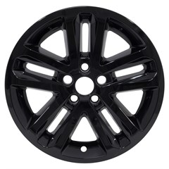 18" FORD EXPLORER (BOLT-ON) GLOSS BLACK wheel skin set (Fits 11-18)