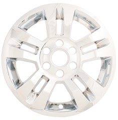 18" Chevrolet Silverado, Tahoe, Suburban CHROME wheel skin set (Fits 14-18, 15-20)