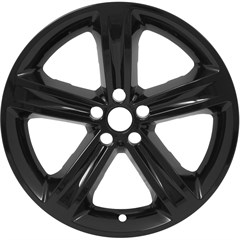 20" DODGE CHARGER / CHALLENGER GLOSS BLACK wheel skin set (Fits 15-19)