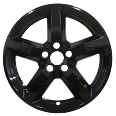 18" FORD EXPLORER GLOSS BLACK wheel skin set (Fits 16-19)