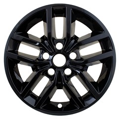 18" JEEP GRAND CHEROKEE LIMITED, TRAILHAWK GLOSS BLACK wheel skin set (Fits 19-22)