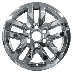 WHEELSKIN SET CHEVROLET SILVERADO RST, SUBURBAN LS/LT, TAHOE LS/LT 18" CHROME