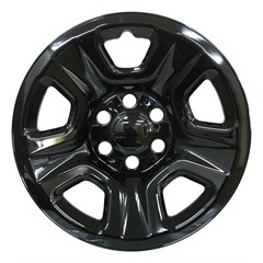 WHEEL SKIN SET DODGE RAM 1500 (STEEL) TRADESMAN 18" GLOSS BLACK (FITS 2019-2024)