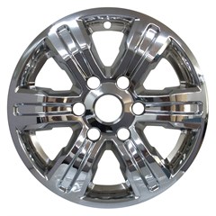 WHEELSKIN SET 17" FORD RANGER XL, CHROME (FITS 2019-2024)