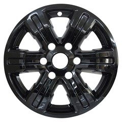 WHEELSKIN SET 17" FORD RANGER XL, GLOSS BLACK(FITS 2019-2024)