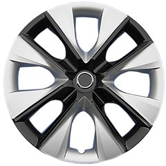 15" Toyota Corolla STYLE ICE Black / Silver Wheel Cover