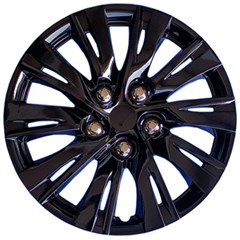 16" TOYOTA CAMRY STYLE GLOSS BLACK WHEEL COVER SET